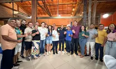 Pompilim recepciona deputados durante Carnaval em São Miguel do Tapuio