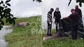 Populares encontram corpo de homem boiando na zona norte de Teresina (Foto: Reprodução)