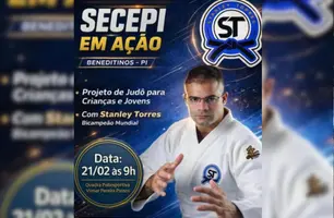 Prefeitura de Beneditinos lança projeto com aulas de judô para crianças e jovens (Foto: Divulgação)