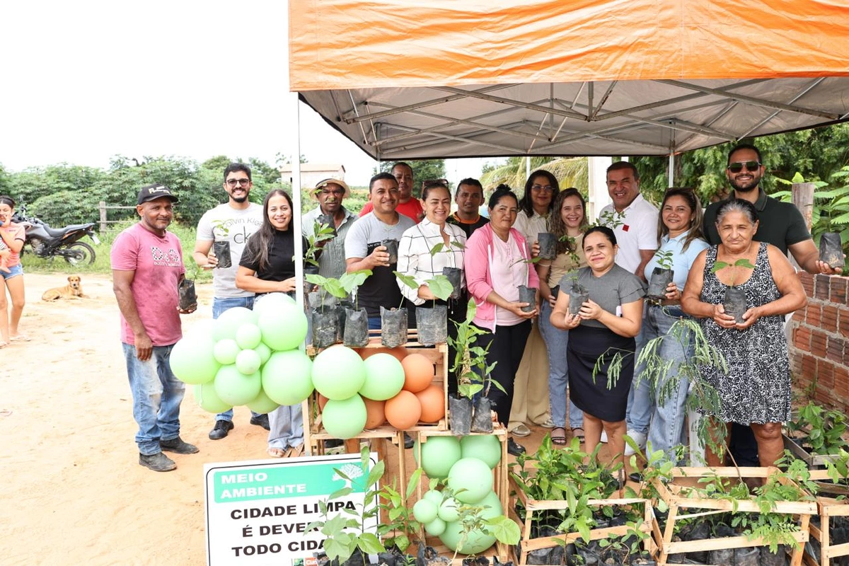 Prefeitura de Curimatá distribui mudas nativas e frutíferas