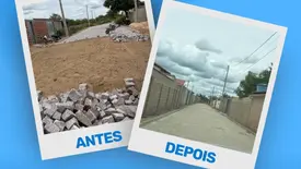 Prefeitura de Dirceu Arcoverde entrega nova obra de pavimentação (Foto: Reprodução)