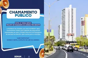 Prefeitura de Teresina abre edital de paisagismo e gera polêmica (Foto: Reprodução)