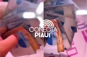 Prefeitura no Piauí exonera coordenador após vídeo polêmico com dinheiro circular (Foto: Reprodução)