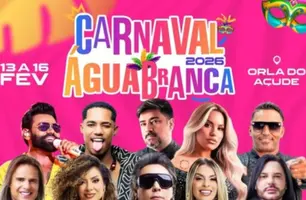 Programação do Carnaval de Água Branca reúne grandes atrações musicais (Foto: Reprodução)