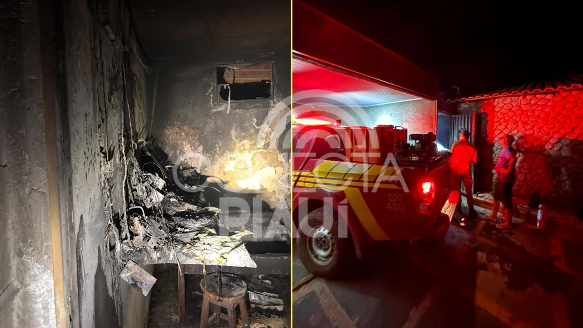 Quarto de motel pega fogo e mobiliza funcionários e bombeiros em Esperantina