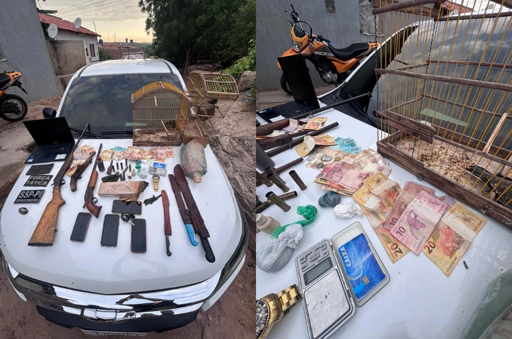 Quatro são presos durante força-tarefa contra o tráfico em Buriti dos Lopes