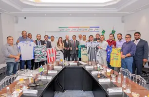 Rafael Fonteles anuncia aporte de R$ 8 milhões para fortalecer futebol piauiense (Foto: Gabriel Paulino)