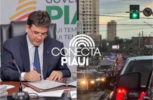 Rafael Fonteles anuncia isenção de IPVA para motoristas de aplicativo no Piauí (Foto: Reprodução)
