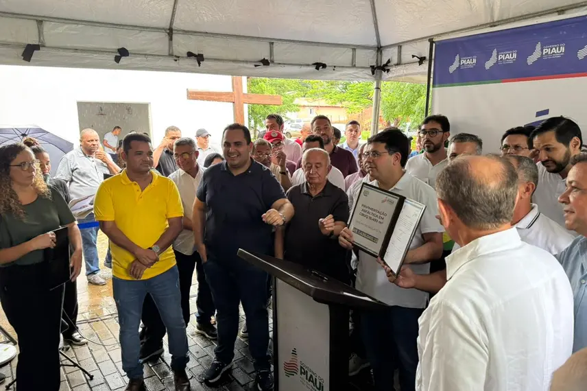 Rafael Fonteles entrega obras e anuncia novos investimentos em Jardim do Mulato