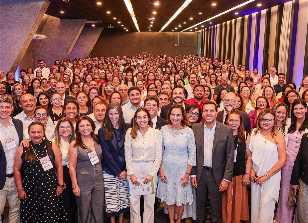 Rafael Fonteles, Isabel Fonteles e Whashington Bandeira em dia de evento