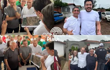 Rafael vistoria obras e amplia pavimentação em São Pedro do Piauí