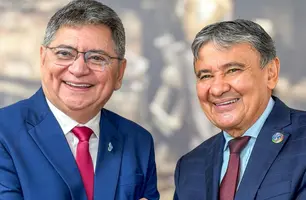 Ribamar Bastos e Wellington Dias (Foto: Divulgação)