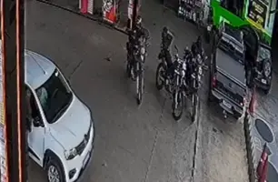 ROCAM apreende dois menores armados em posto de combustíveis no bairro Poty Velho (Foto: Reprodução)