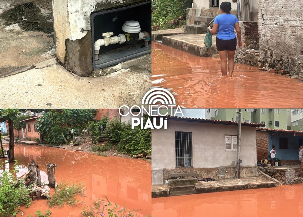 Rua Boa Esperança alaga após chuvas e deixa moradores ilhados na zona Leste