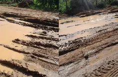 Rua vira lamaçal e moradores denunciam abandono no Jacinta Andrade, em Teresina