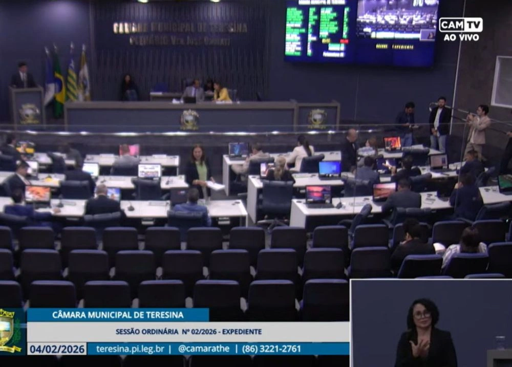 Sob a gestão de Enzo Samuel, Câmara de Teresina passa a ter intérpretes de Libras