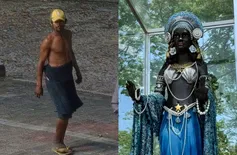 SSP divulga foto de suspeito de vandalizar imagem de Iemanjá em Teresina