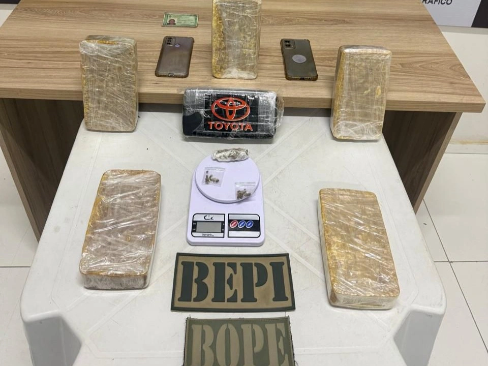 SSP-PI apreende seis quilos de substância análoga ao crack em Teresina