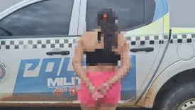 Suspeita de deixar filhos sozinhos para curtir Carnaval é presa em Pio IX (Foto: Divulgação/PMPI)