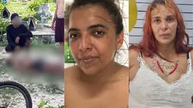 Suspeita de esfaquear mulher em cemitério é detida ao tentar fugir de Parnaíba (Foto: Divulgação/PMPI)