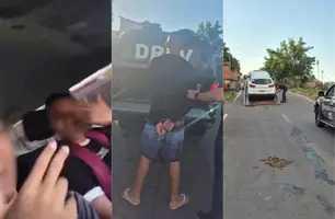 Suspeito de atropelar mulheres durante perseguição é apreendido em Teresina (Foto: Reprodução)