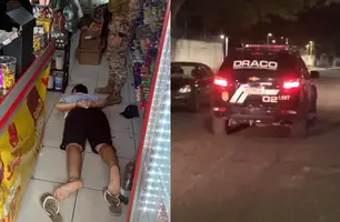 Suspeito de latrocínio no MA é preso pelo Draco na zona Sul de Teresina (Foto: Reprodução)