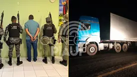 Suspeito especializado em roubar cargas é preso e PM recupera carreta de biscoitos (Foto: SSP-PI)
