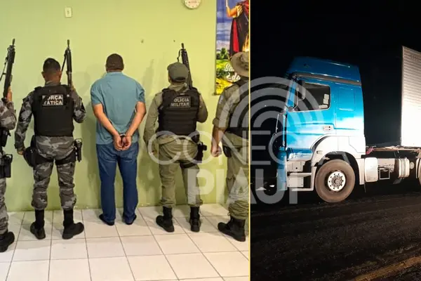 Suspeito especializado em roubar cargas é preso e PM recupera carreta de biscoitos