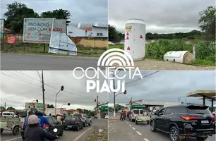 Tempestade em Floriano (Foto: Kawann Silva)