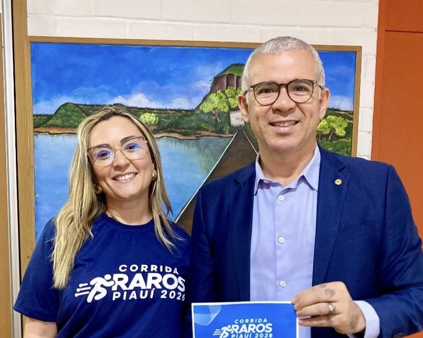 Tiago Vasconcelos apadrinha Corrida RAROS Piauí 2026