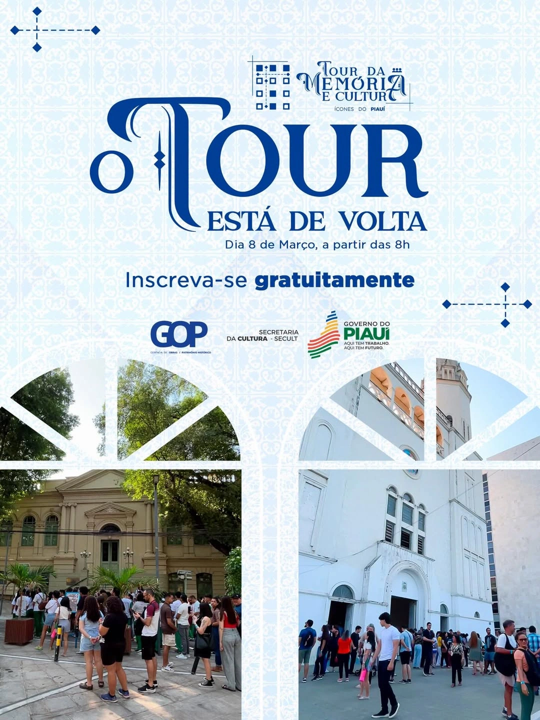 Tour da Memória e Cultura promove visita guiada por pontos históricos de Teresina