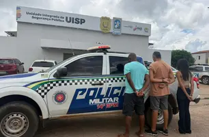 Trio de Brasília é preso suspeito de fraudes bancárias em Simplício Mendes (Foto: Divulgação/PMPI)