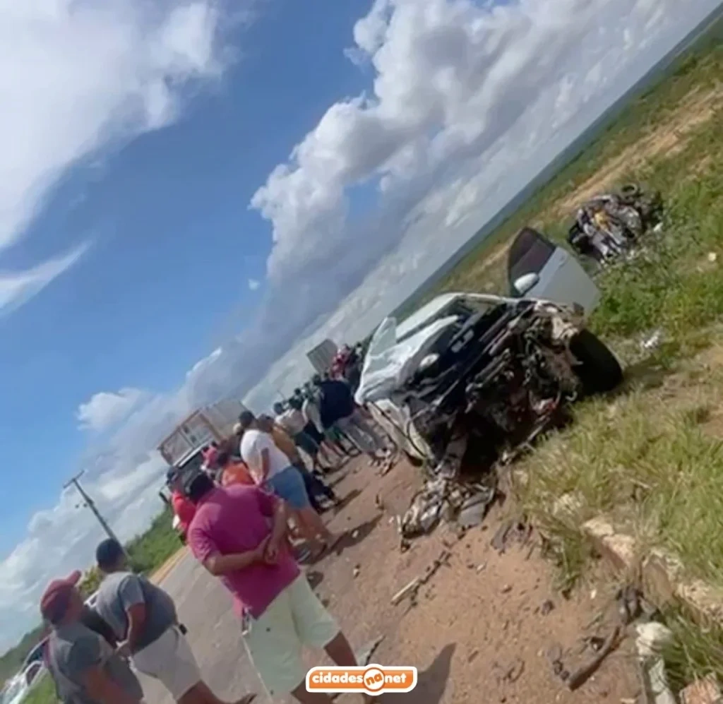 Ultrapassagem fatal: três pessoas morrem em batida frontal em BR no Piauí