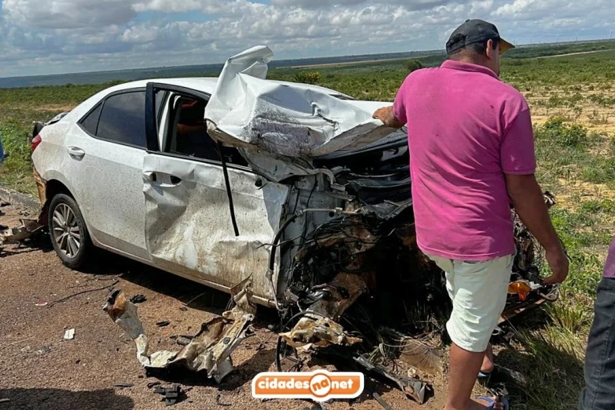 Ultrapassagem fatal: três pessoas morrem em batida frontal em BR no Piauí