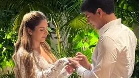 Um sonho de noivado dos apaixonados Maria Regina Alencar e Alceu Leite (Foto: Instagram)