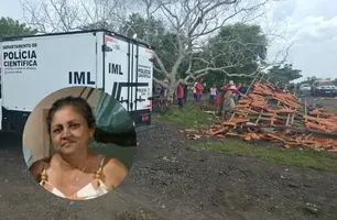 Vendedora morre atropelada na BR-343, ente Altos e Campo Maior (Foto: Reprodução/Homem da Notícia)