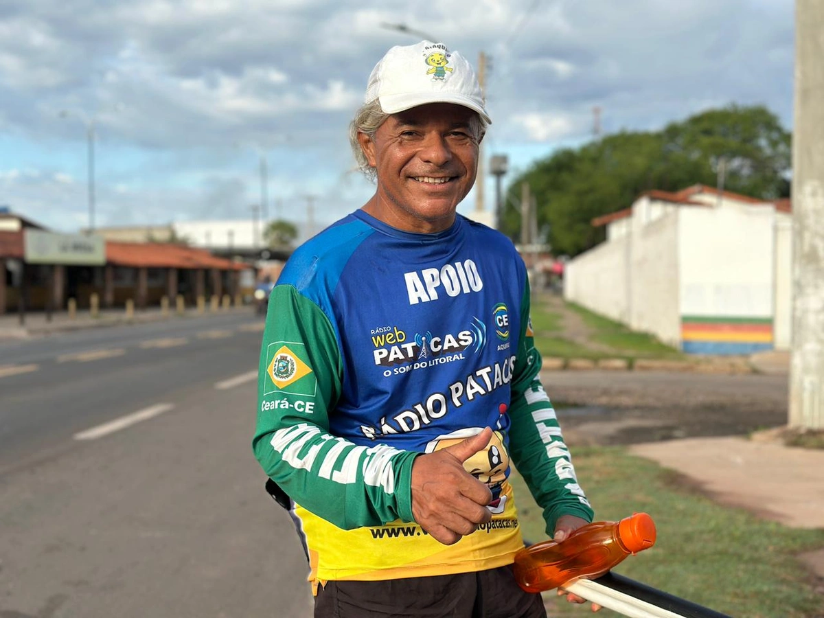 ‘Xavier das Estradas’ cruza o Brasil a pé em busca de recorde no Guinness