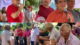 Abdoral Melo e Limma entregam cisternas na zona rural de São João do Arraial (Foto: Reprodução)