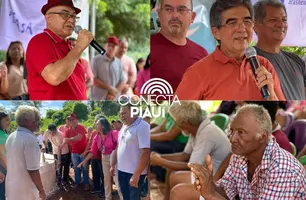 Abdoral Melo e Limma entregam cisternas na zona rural de São João do Arraial (Foto: Reprodução)