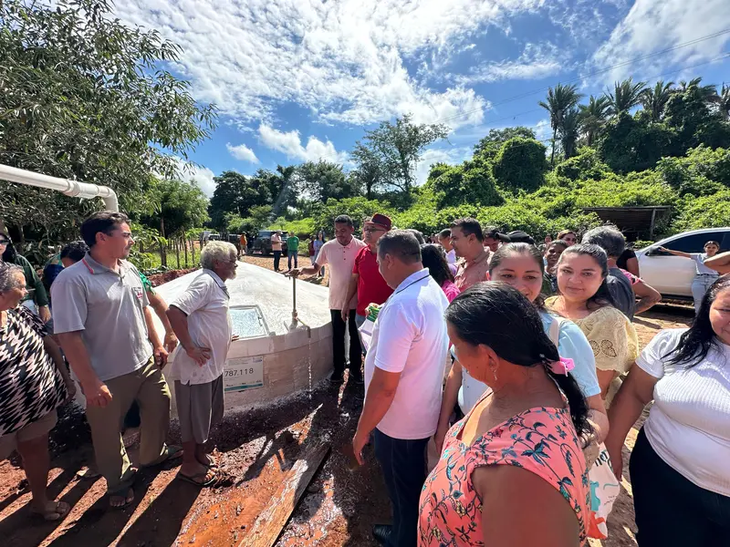 Abdoral Melo e Limma entregam cisternas na zona rural de São João do Arraial