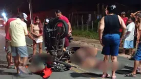 Acidente na 'curva da morte' termina com motociclista morto e homem ferido no PI (Foto: Reprodução)