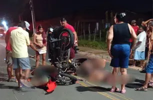 Acidente na 'curva da morte' termina com motociclista morto e homem ferido no PI (Foto: Reprodução)