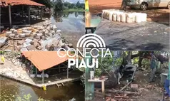 Ações são tomadas após carreta com 24 mil litros de produtos químicos tombar no PI