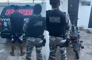 Adolescente é apreendido com moto roubada dois dias após crime em Teresina (Foto: Divulgação/PMPI)