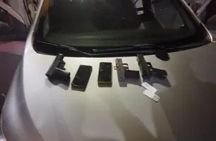 Adolescentes são apreendidos após roubo e sequestro de motorista em Teresina (Foto: Divulgação/PMPI)