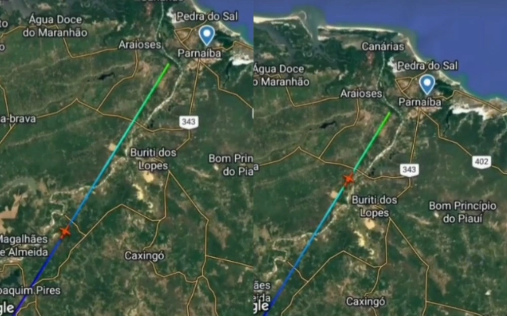 Aeronave que seguia de MA para THE, faz pouso de emergência em Parnaíba