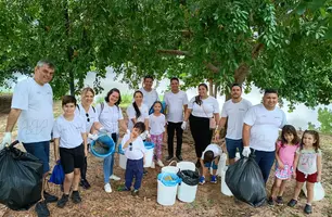 Aeroporto de Teresina promove ação de limpeza no Parque Lagoas do Norte (Foto: Divulgação)