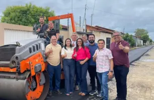 Água Branca avança no asfaltamento com investimento de quase R$ 2 milhões (Foto: Reprodução)