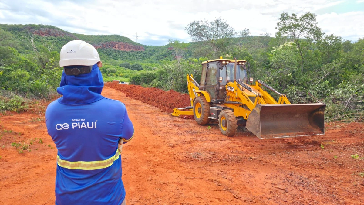 Águas do Piauí inicia construção de adutora em São Raimundo Nonato