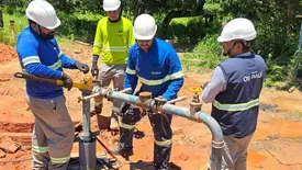 Águas do Piauí perfura novo poço e reforça abastecimento para 150 famílias em Corrente (Foto: Divulgação)
